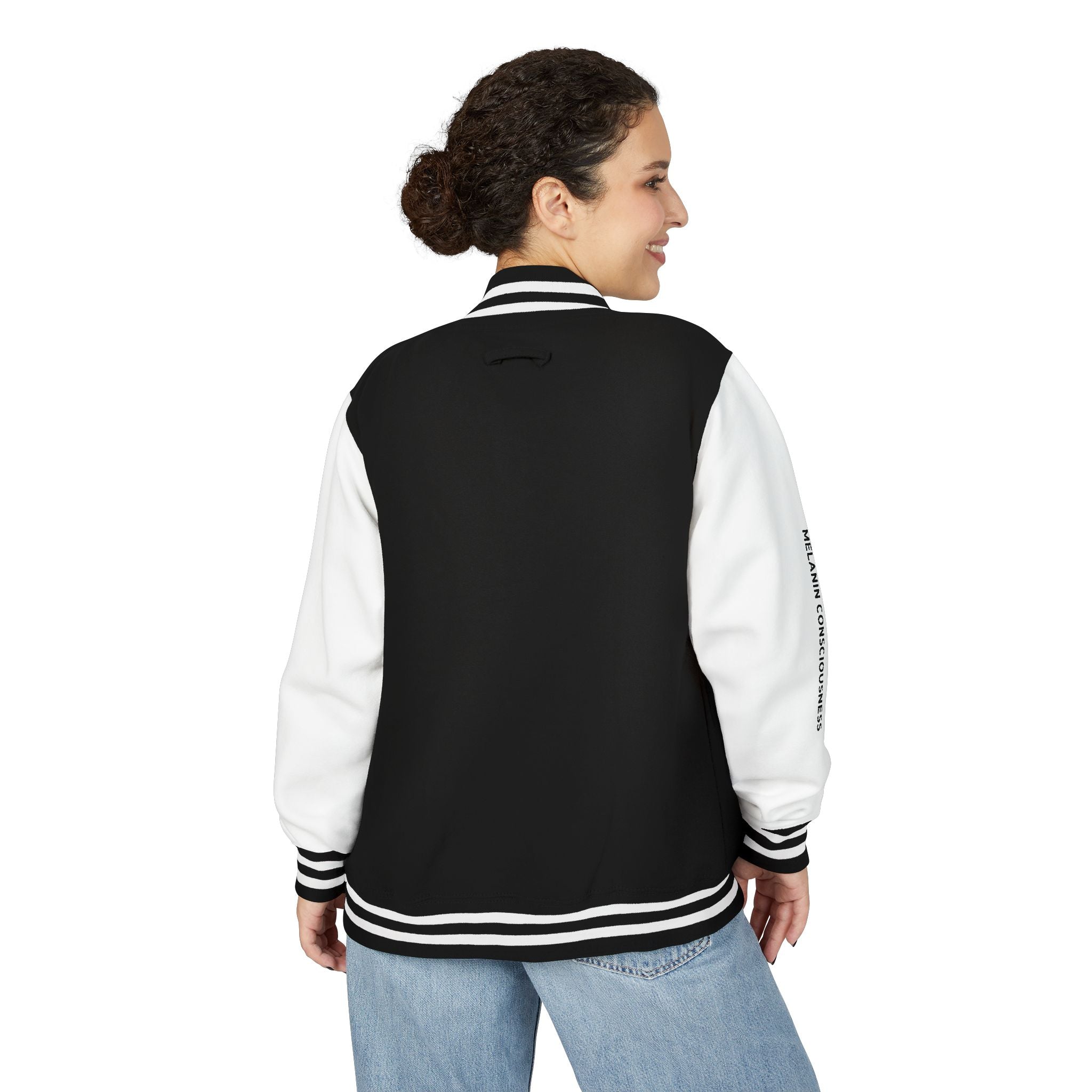 Letterman Jacket — 'Melanin Consciousness' Varsity Bomber