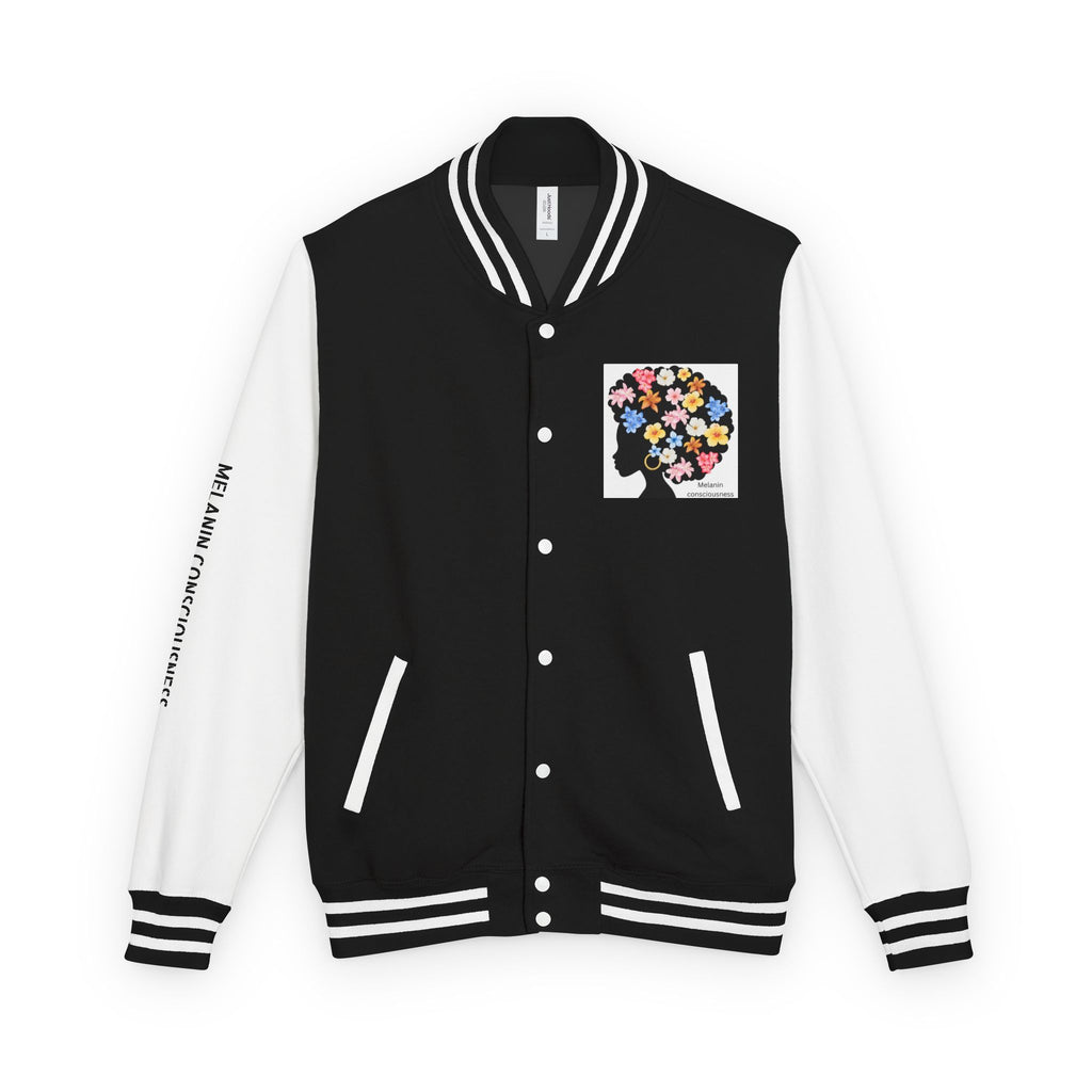Letterman Jacket — 'Melanin Consciousness' Varsity Bomber
