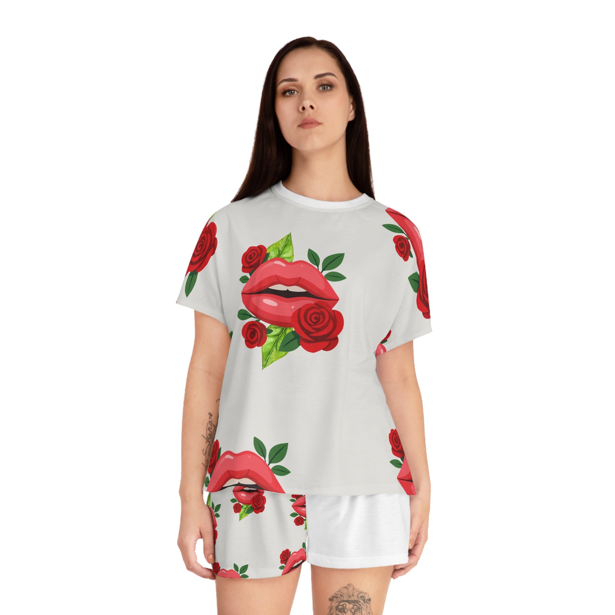 Women's Rose Kiss Pajama Set