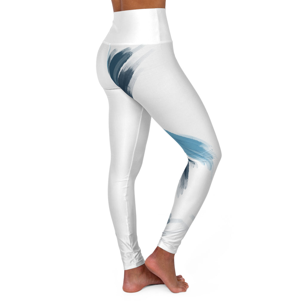 Melanin Brushstroke High-Waist Yoga Leggings