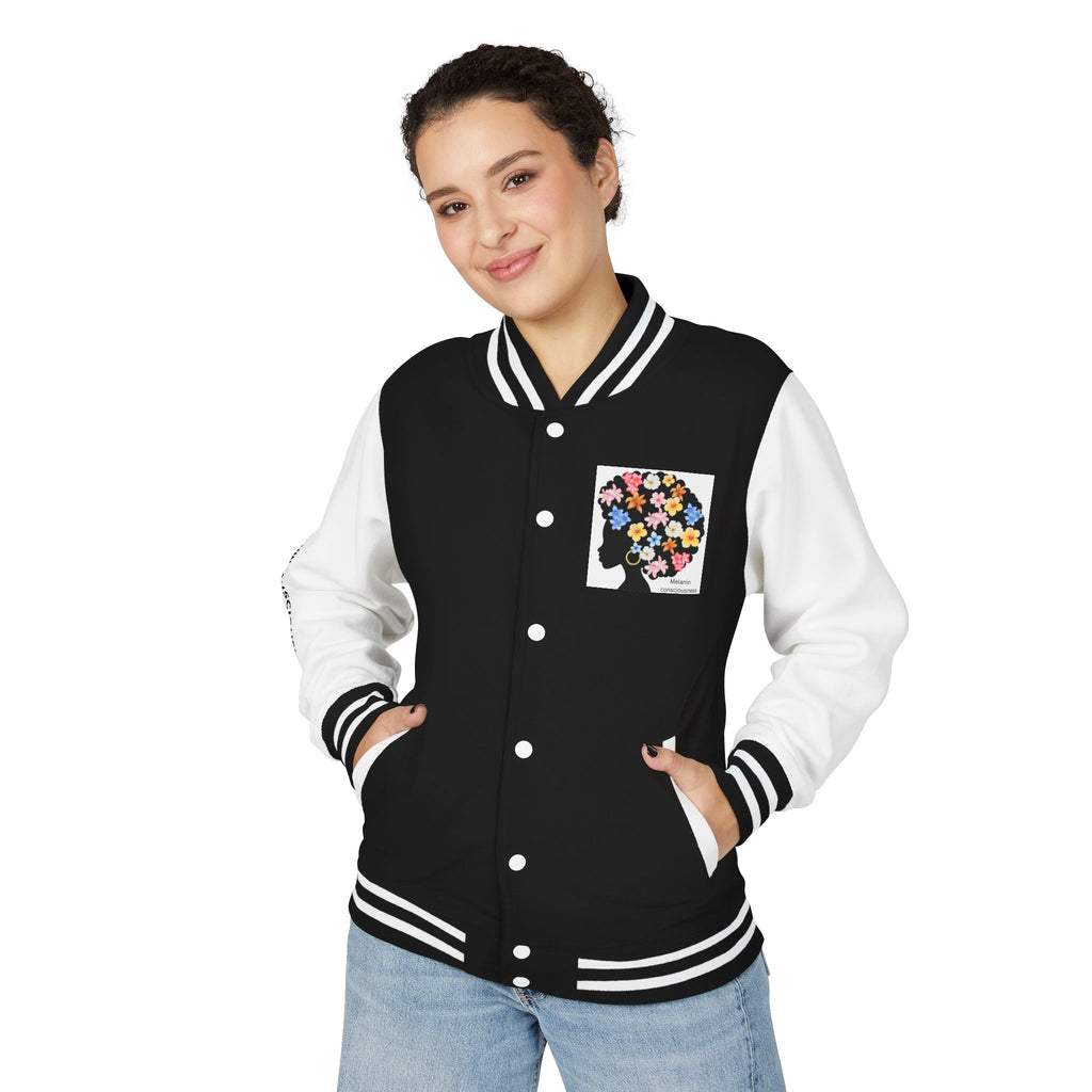 Letterman Jacket — 'Melanin Consciousness' Varsity Bomber